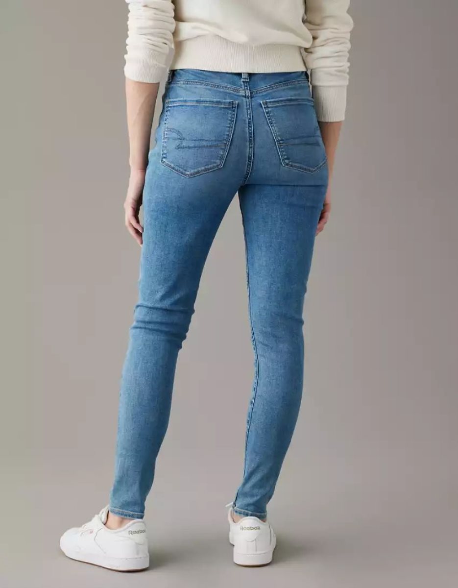 Jean American Eagle AE Ne(x)t Level Super High-Waisted Jegging Multicolore Femme | HEM-82262311